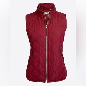 J.Crew Mercantile Ruffle Quilted Puffer Vest - XS